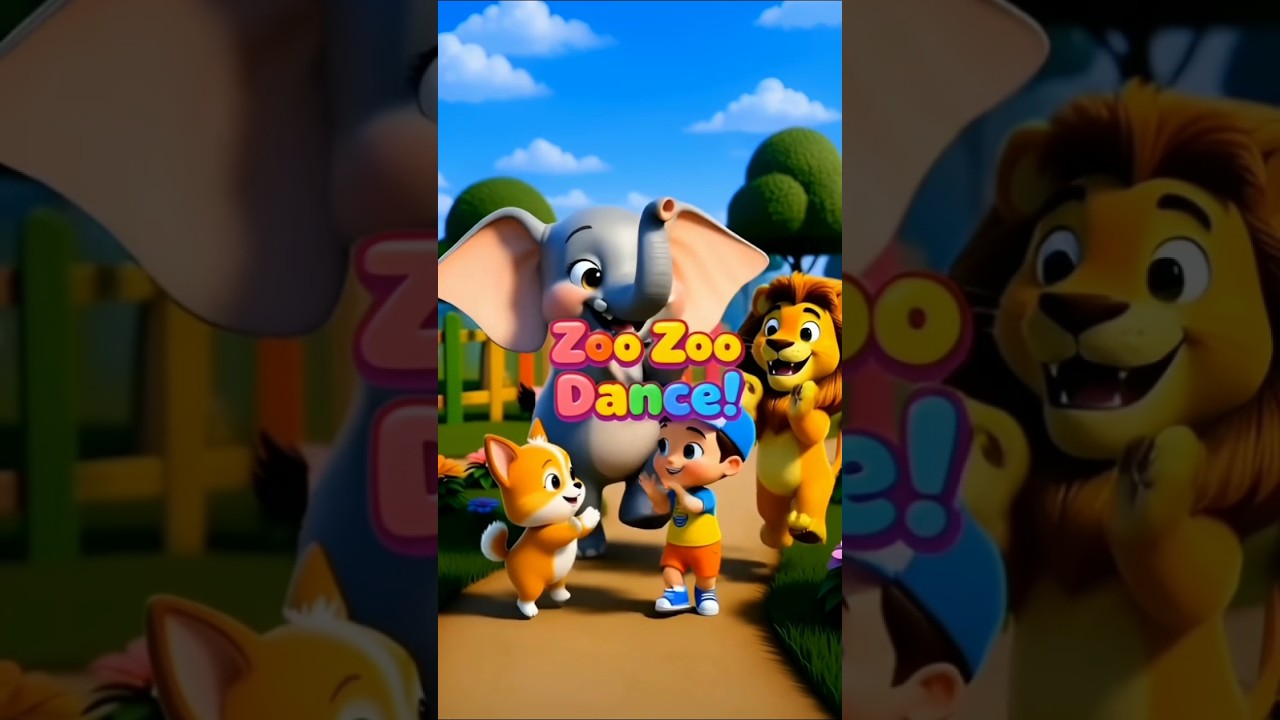 Zoo Zoo Dance 🐶🦁🐘 | Fun Animal Dance Song for Kids | Blip Bubble Studio 