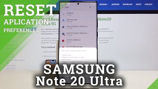 How to Reset Apps in SAMSUNG Galaxy Note 20 Ultra – Restore App Settings screenshot 3