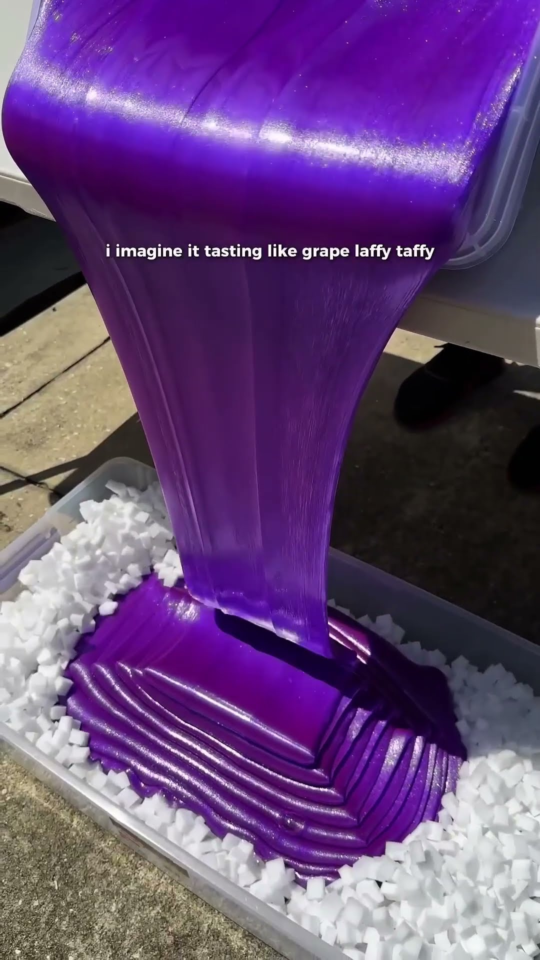 is there a 4 hour version of this video? @pilotslimeshop #slime #asmr #satisfying