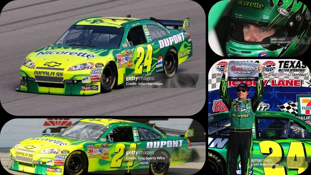 Jeff Gordon Career Pole #67 2008 Dickies 500 - YouTube