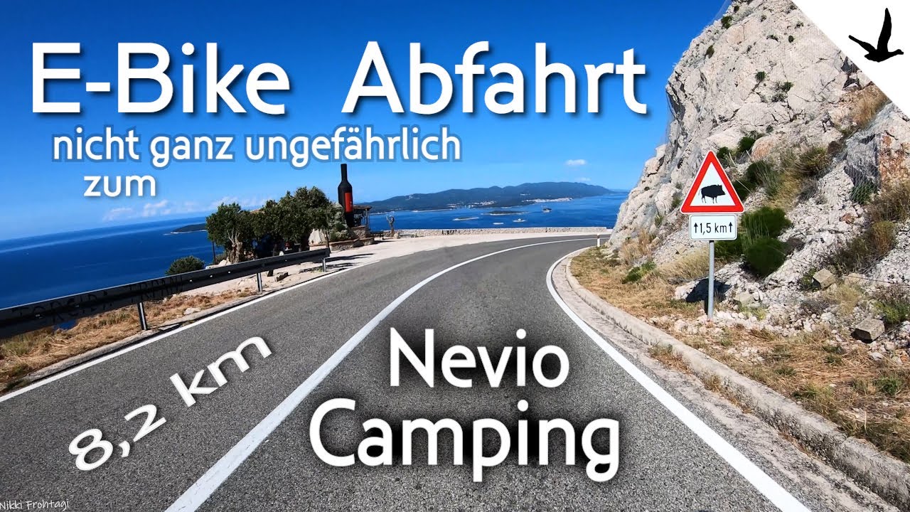 Nevio Camping in Kroatien✅Nervenkitzel mit dem E-Bike erleben