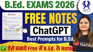 B.ED. EXAM NOTES: How to make Best Notes for B.Ed.? | B.Ed. ke best Notes kaise banaye? | FREE NOTES
