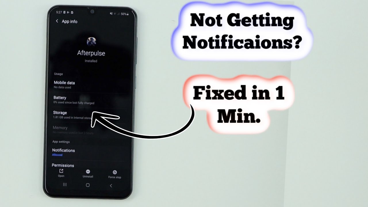 How to fix notificacion problem on Android  not getting Apps Notifications