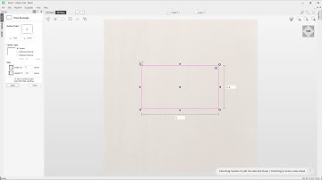 Hoe teken je een rechthoek in Vectric software | Vectoren maken | V12 Tutorials
