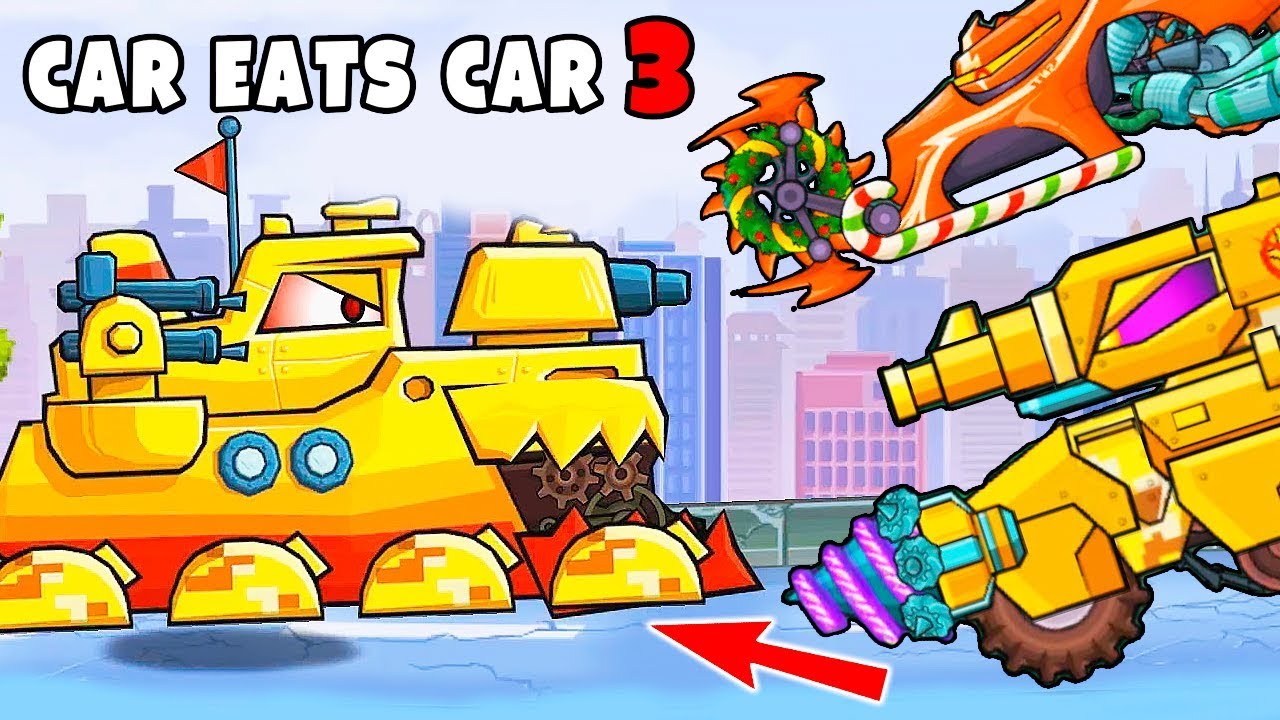 Машина Ест Машину 3 Как Главного БОССа Оставили Без Колёс! Буран vs ...