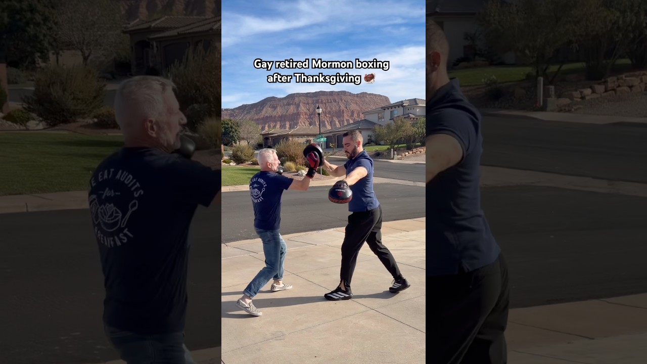 Gay retired Mormon with 30 years of experience boxing during Thanksgiving