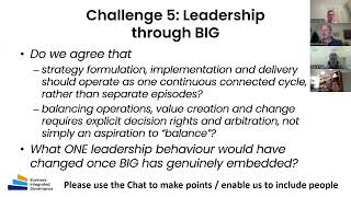 Full Making strategy implementation an enduring capability - Leadership through BIG Update