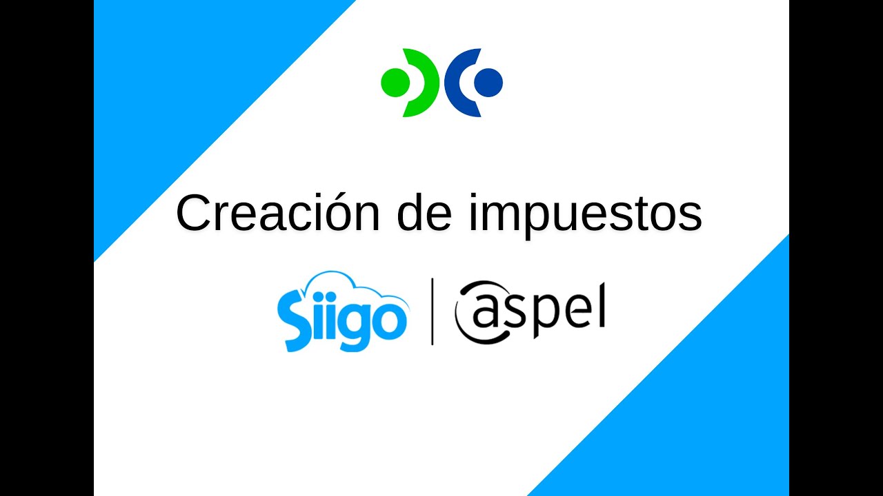 Creación de impuestos en Siigo Nube - YouTube