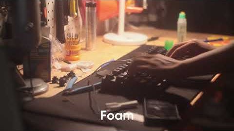 Sound Comparison: No Foam vs Foam (More like Rubber)
