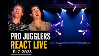 Pro Jugglers React to Our Live Performance β EJC 2026
