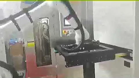 727 Mobile robot arm for SMT industry steel net automation