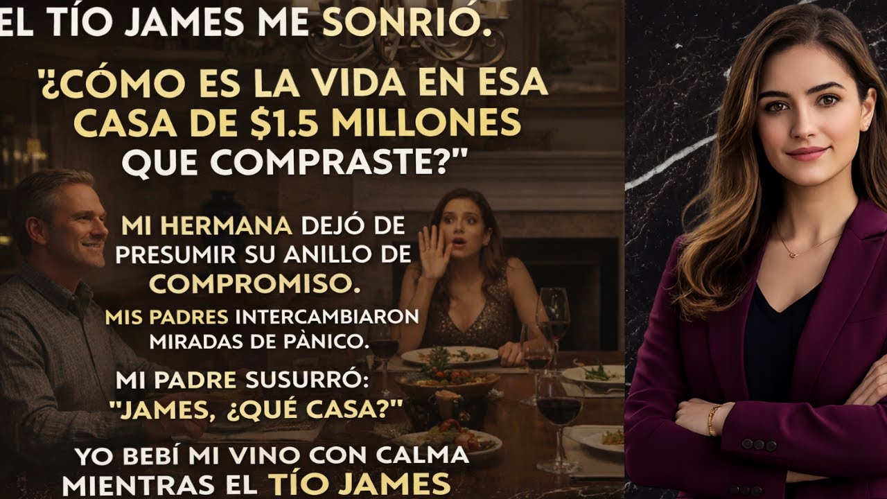 En el compromiso de mi hermana, el tío James reveló la casa de $1.5M y mis padres entraron en pánico