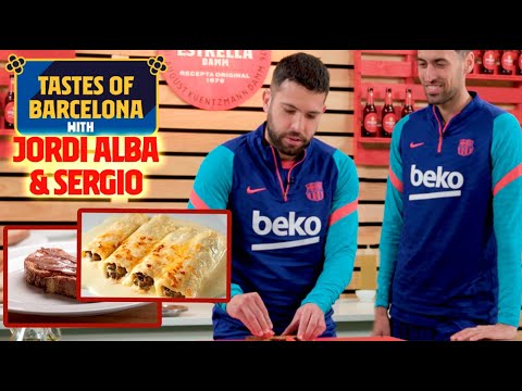 👨‍🍳 COOKING WITH JORDI ALBA AND BUSQUETS 🧀