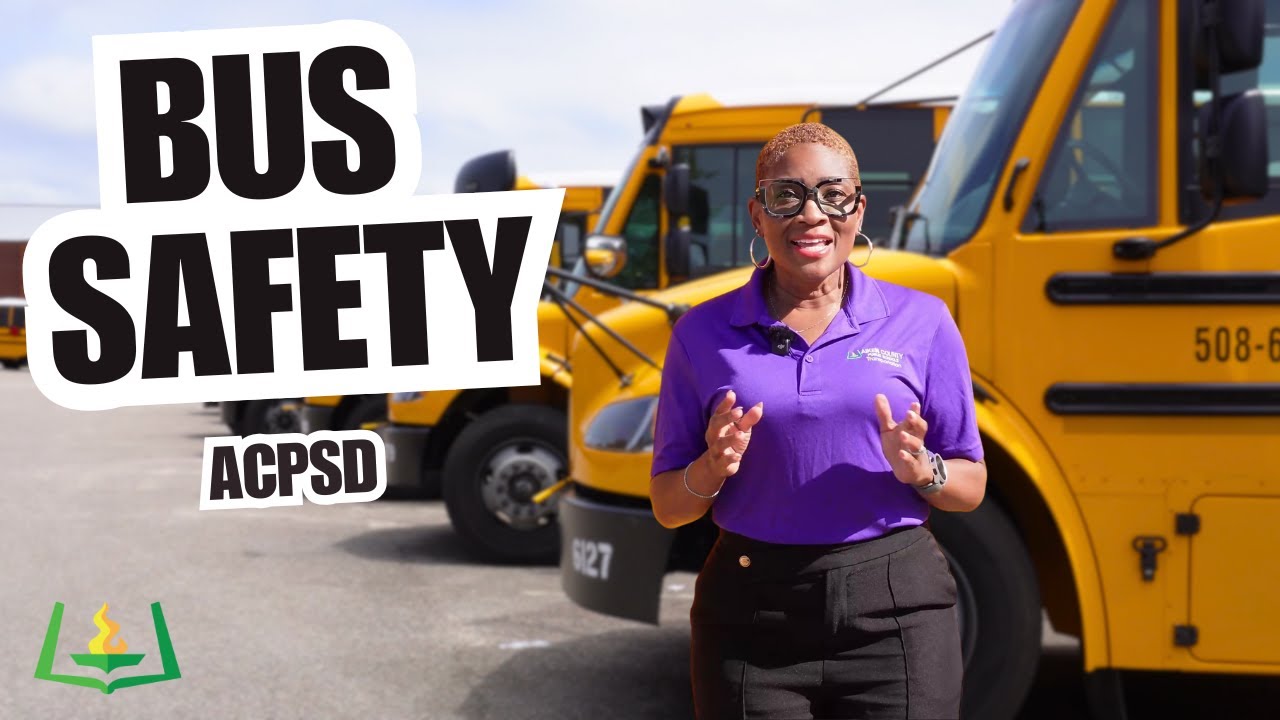 Bus Safety with ACPSD | Aiken County Public School District - YouTube