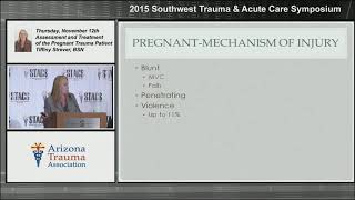 Pregnant Trauma Patients - Presented at STACS 2015 screenshot 4