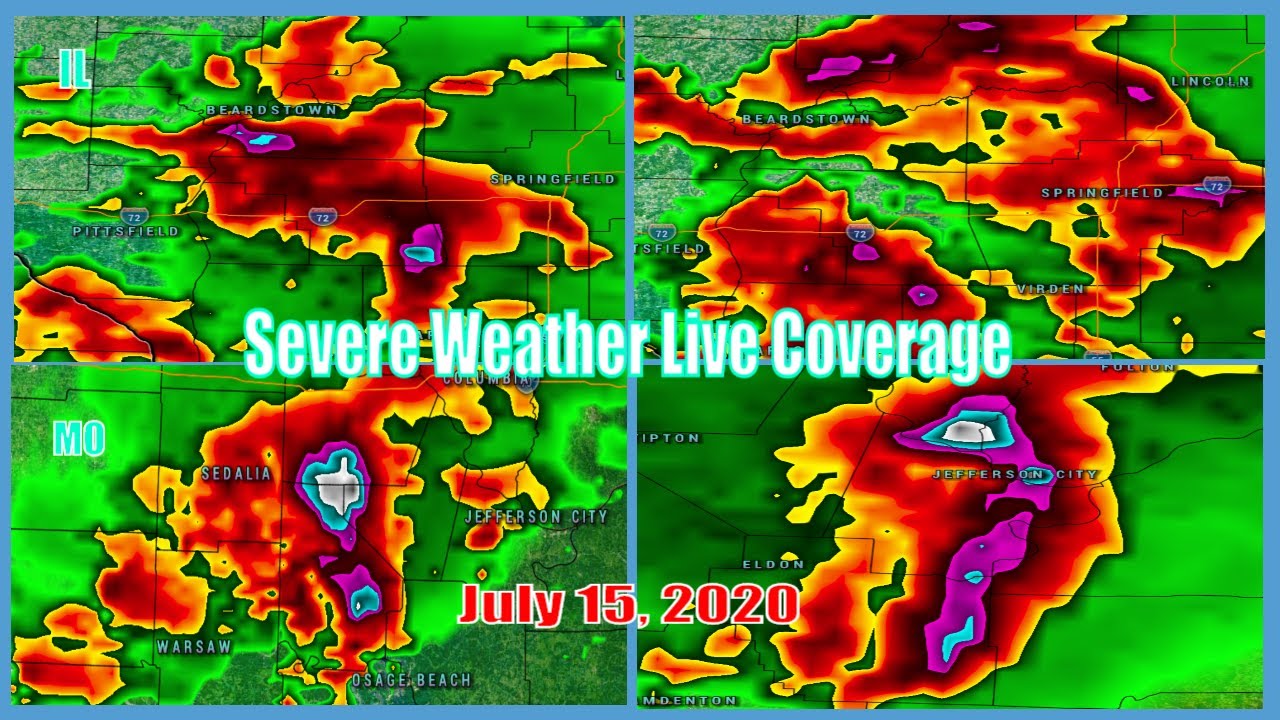 Severe Weather Live Coverage -Southern & Central Plains - The Severe ...