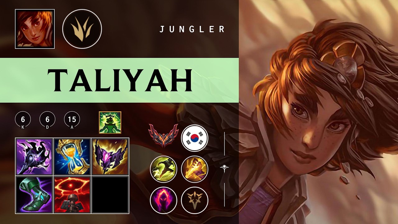 Taliyah Jungle vs Jarvan IV - KR Grandmaster Patch 26.04