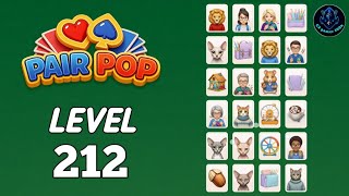Pair Pop level 212 Solution Walkthrough | Pair Pop: Solitaire Match