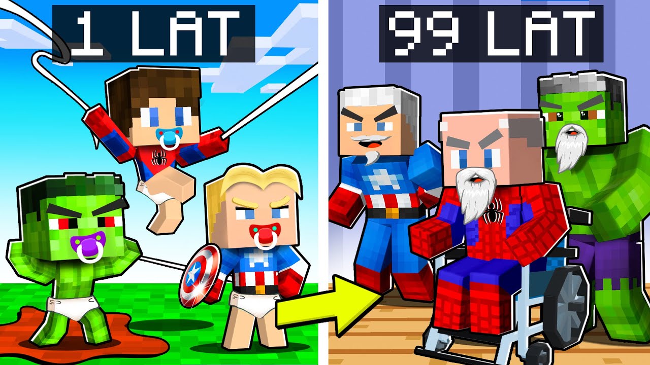 MINECRAFT, ale ŻYCIE SUPERBOHATERÓW!