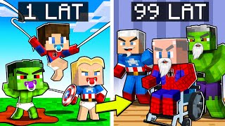 MINECRAFT, ale ŻYCIE SUPERBOHATERÓW!