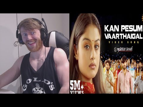 Kan Pesum Varthaigal - Video Song • Reaction By Foreigner