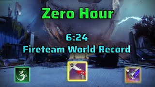 NEW Zero Hour Speedrun in LESS than 7 Minutes! (6:24 Fireteam WR)
