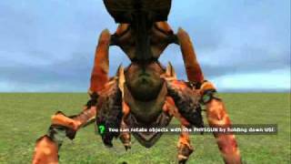 Garrys Mod - Antlion Guard Sparta Kicking
