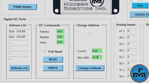Changing I2C Address