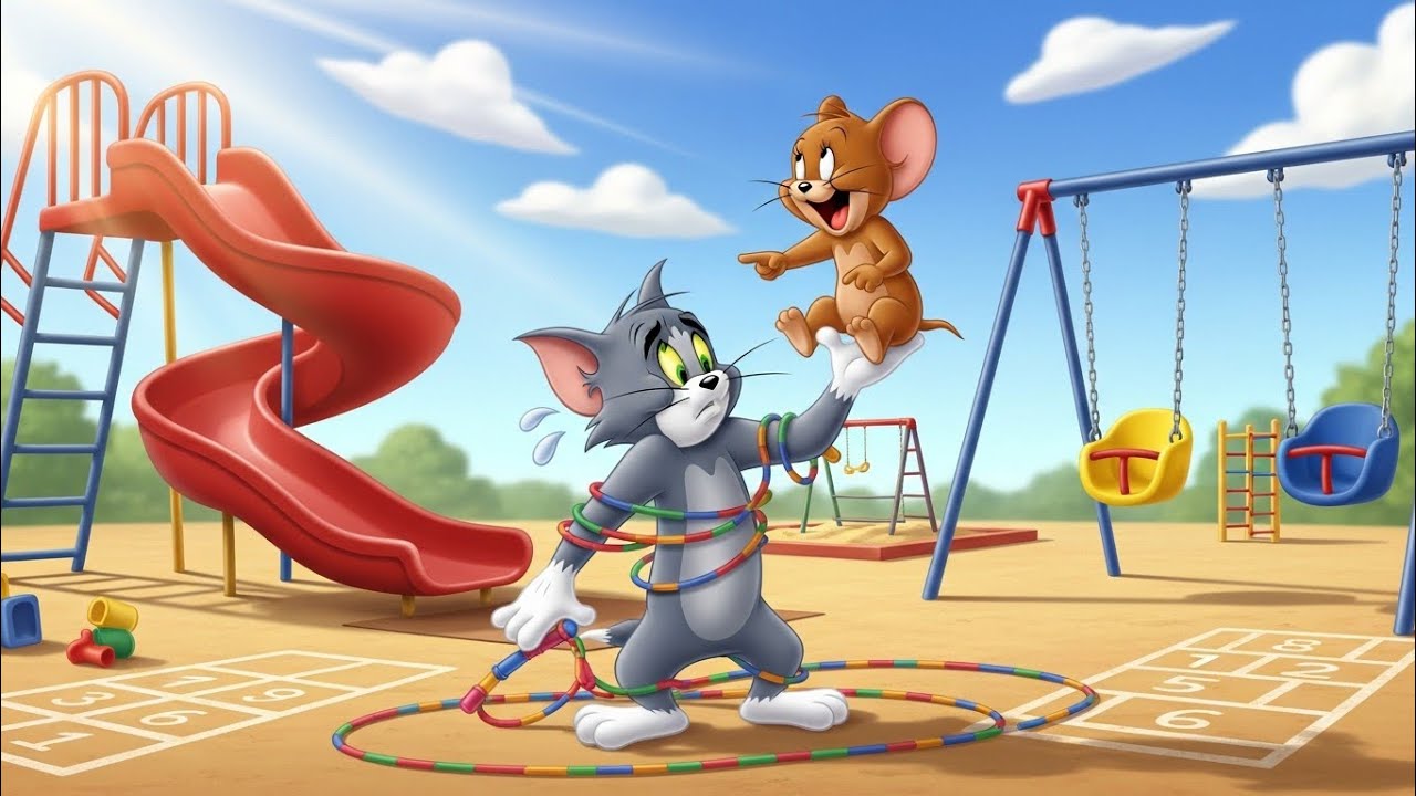 Tom and Jerry Funny School Bus Ride 🚌 | Kids Rhymes