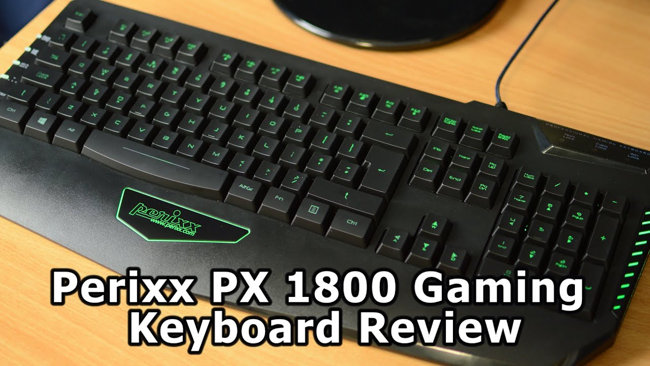 Perixx PX 1800 Gaming Keyboard Review - YouTube