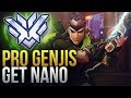 WHEN PRO GENJI'S GET NANO BOOST - Overwatch Montage