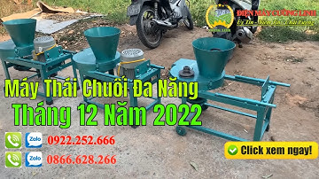 Cập Nhật Giá Bán Máy Thái Chuối Đa Năng Mới Nhất Tháng 12 Năm 2022
