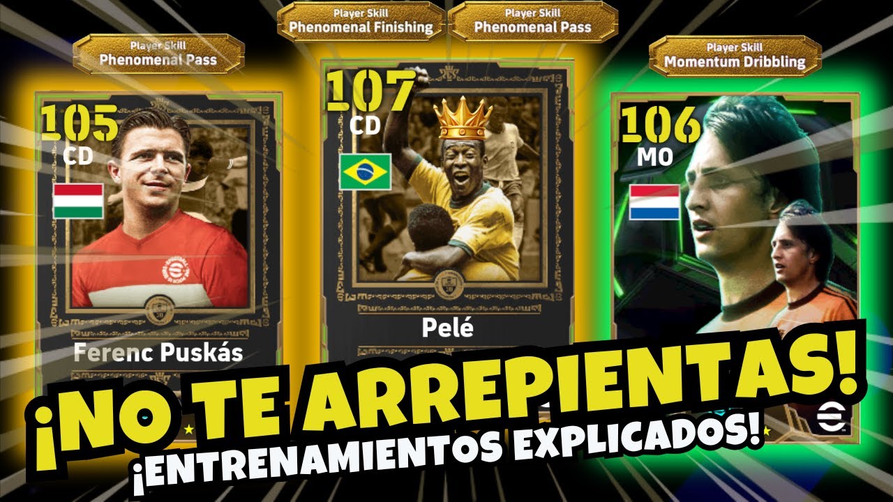 🚨 ¡TE PUEDES ARREPENTIR DE TIRAR! PELÉ, CRUYFF Y PUSKÁS 🔥 | ENTRENAMIENTOS | EFOOTBALL 2025