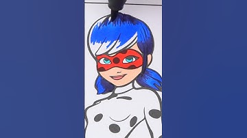 Coloring Miraculous Ladybug 🐞 #miraculous #coloring #art