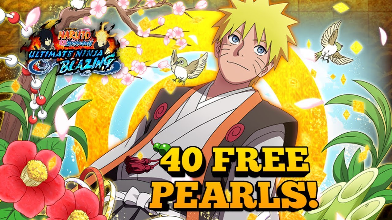 40 FREE PEARLS FOR NEW YEARS! New Login Bonus! Ultimate Ninja Blazing
