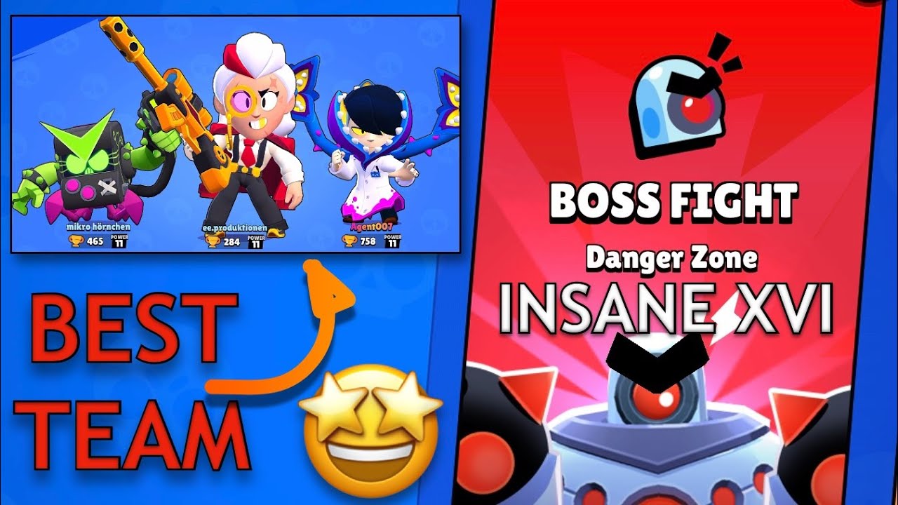 🤩 Use This Team Boss Fight Insane XVI Brawl Stars YouTube