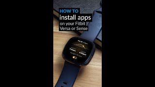 Install apps on your Fitbit Versa or Sense smartwatch #shorts screenshot 2