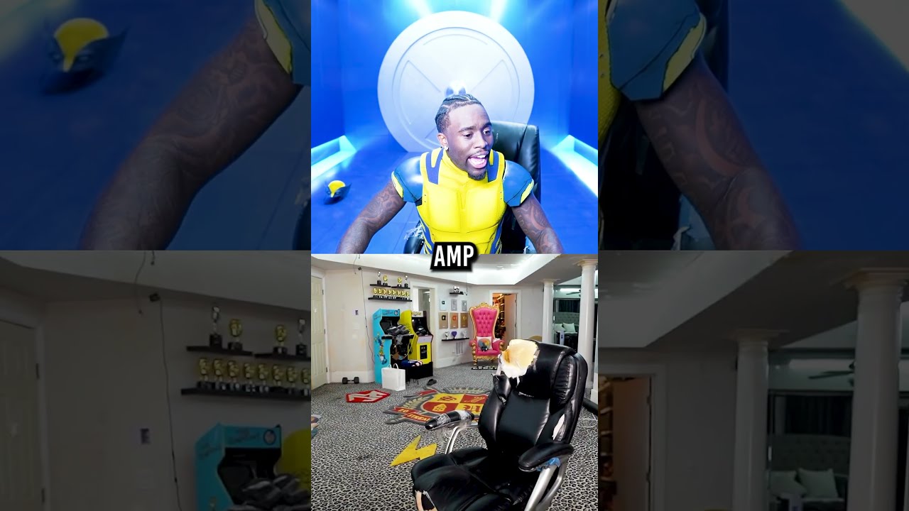 Kai Cenat Went All Out On His Wolverine Room! 😳🔥