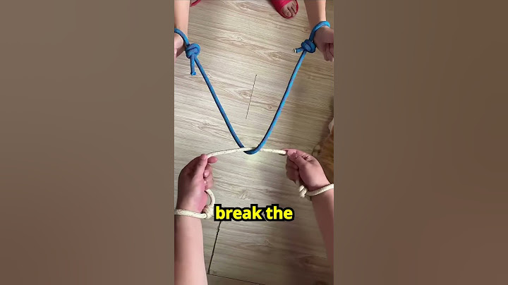 Escape in Seconds! 😱🔥 Genius Rope Trick to Save Your Life! #viralvideo #LifeHacks #EscapeTrick