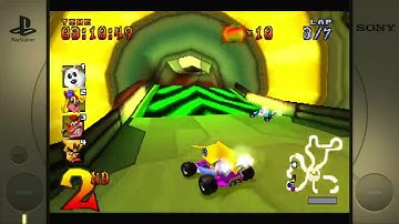 Crash Team Racing Oxide Station Arcade: Easy - 7 Lap Race Sony Playstation 1 Emulated