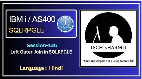 Left Outer Join in sqlrpgle  | cursors in sqlrpgle | sqlrpgle programming | Joins in ibmi db2 | IBMi