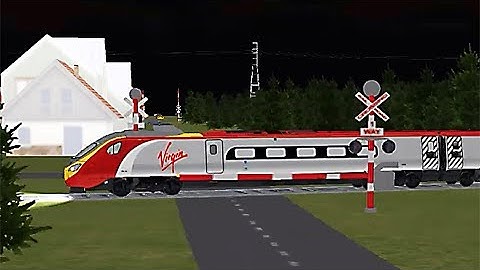Train Sim - Port of Call Using 390 Pendolino at Night - Simulasi Kereta Api