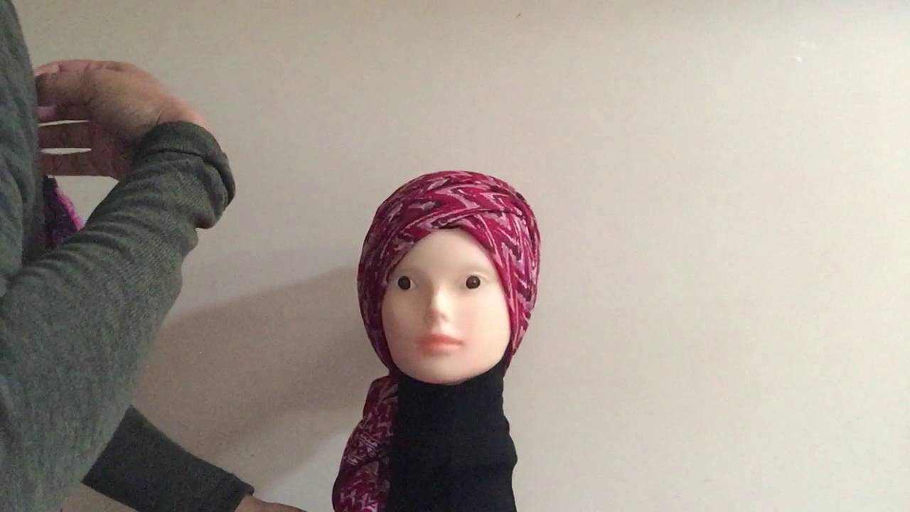 Turban with side twist tutorial 2016