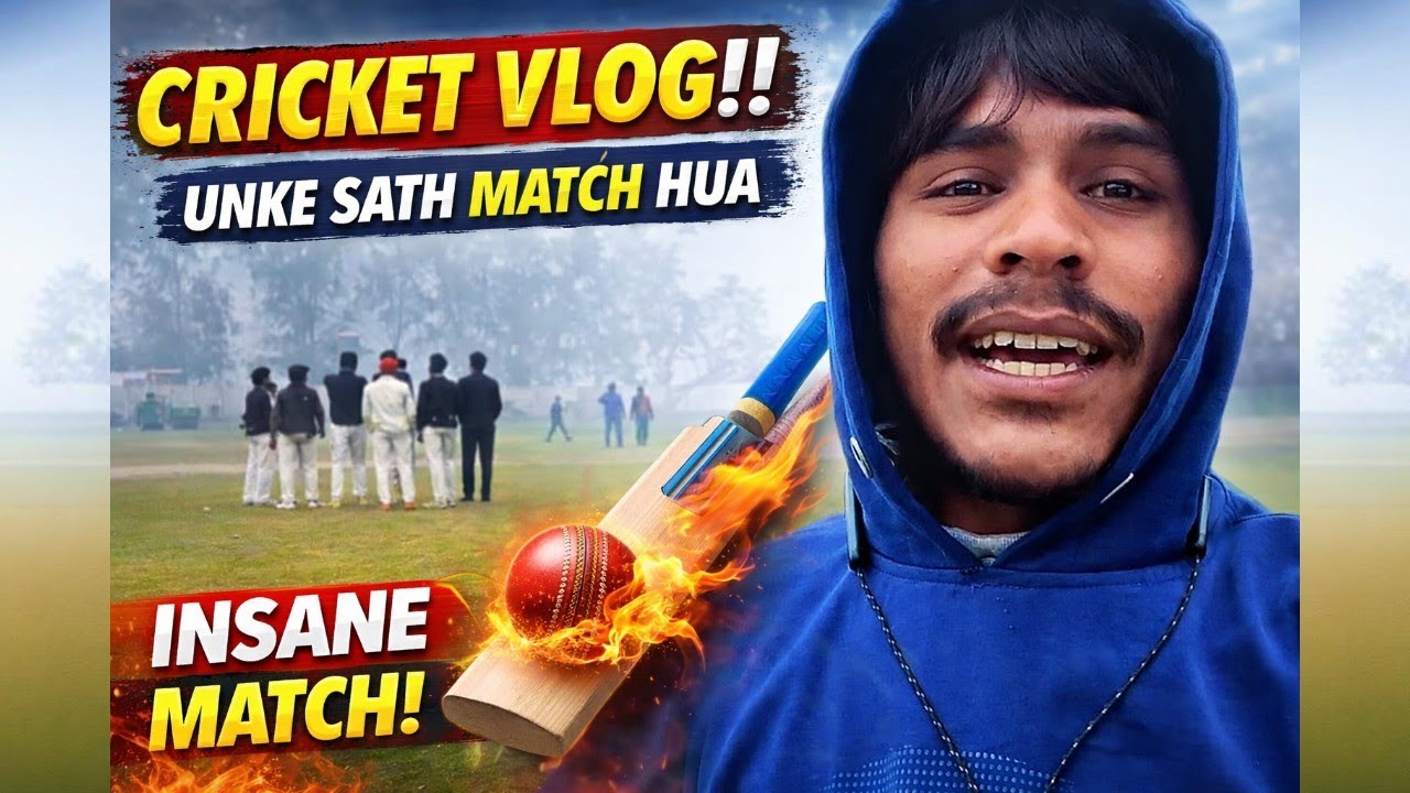 Cricket match vlog 🏆 but... 😔 