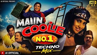 Main Coolie No. 1 DJ Remix | Govinda & Karisma Kapoor | Techno Mix | AI  | Viral Remix