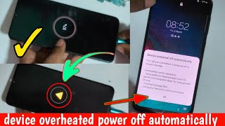 Samsung A20 Samsung A30 Samsung A50 Your Device Overheated Power Off Automatically