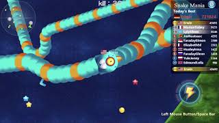 Snake Mania Gameplay - Reaching 100k Score screenshot 1