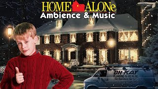 Home Alone 🏠 Christmas Party Ambience & Music | Christmas Oldies Music From Another Room w/ chatter