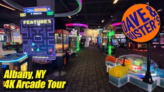 Dave & Busters Crossgates Mall Albany Ny, 4K Arcade Walkthrough & Tour, November 2024