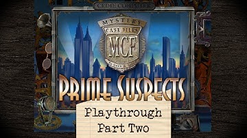 Mystery Case Files 2: Prime Suspects - Hidden Object Puzzle Game (Part 2)